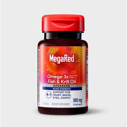 🔥 MegaRed Omega 3s®  – Impulsa tu testosterona y energía natural  500 mg. 30 Caps.